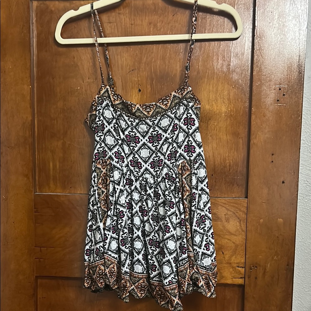 Bohemian Floral Spaghetti Strap Top